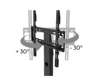 Hama Stojak do TV 65" MAX 35 KG obrotowy regulowana wysokość - 1516982 - zdjęcie 6